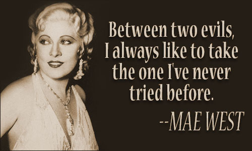 Mae West quote